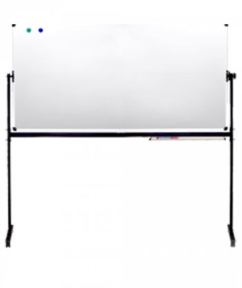 Доска оборотная двухстороняя в алюминиевой рамке  90х120 см (для маркера/мела)