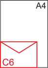 Конверт бумажный формат С6 (114х162мм)