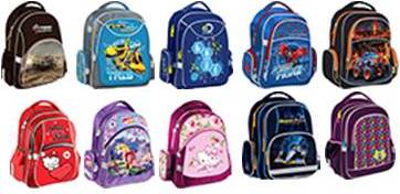 Рюкзаки школьные KITE ассорти 