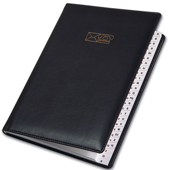 Алфавитная записная книга А5 Brunnen (кожаная обложка)